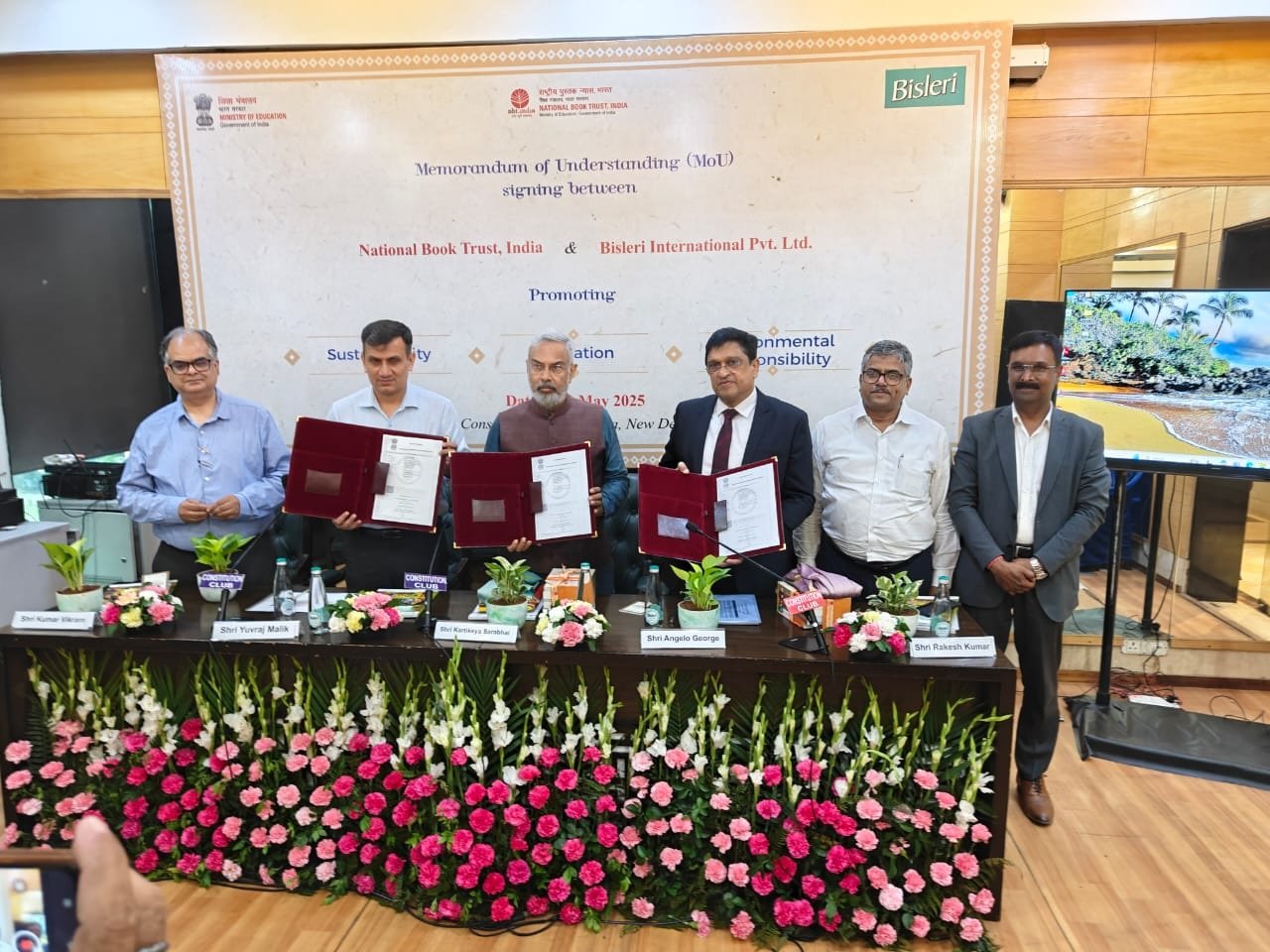 Bisleri International, NBT, CEE sign joint MoU